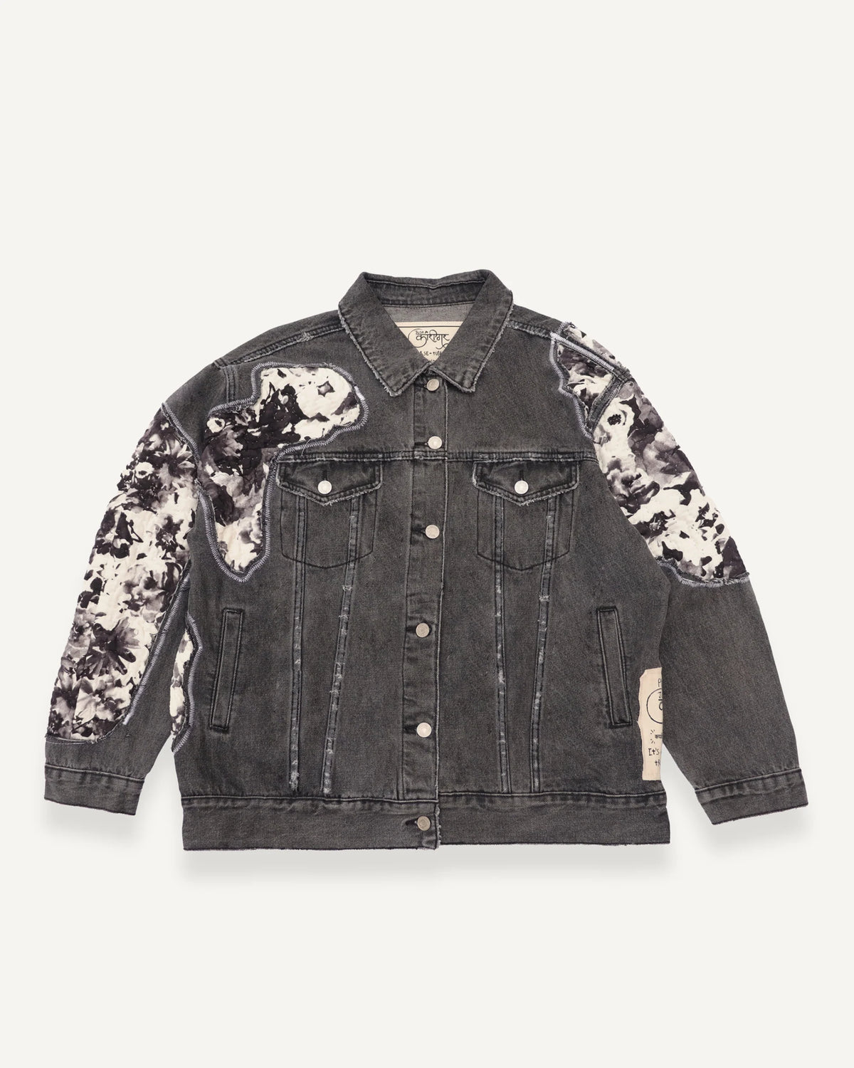 Inner Workings Black Denim Jacket HG x Just A Karigar