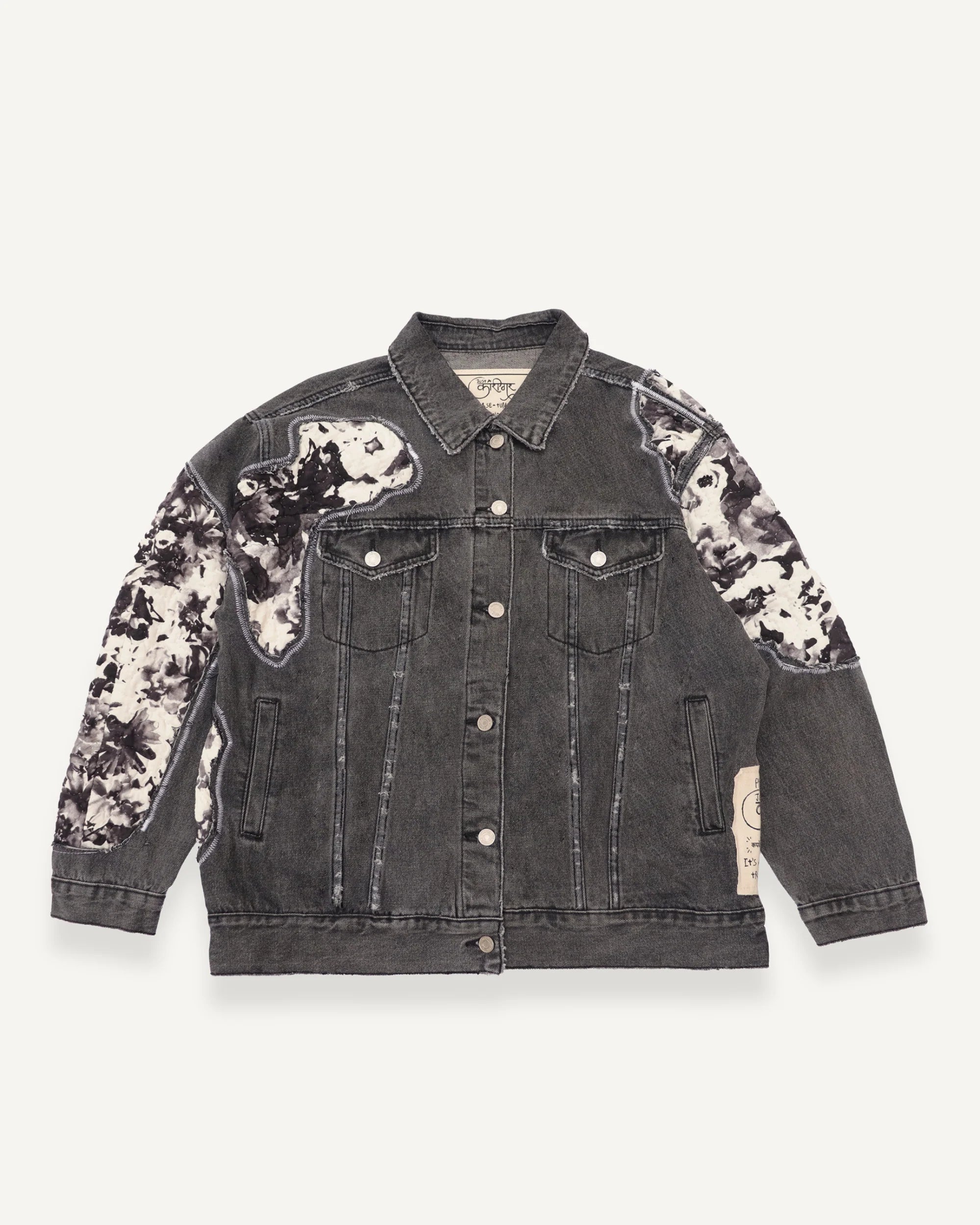 Inner Workings Black Denim Jacket HG x Just A Karigar