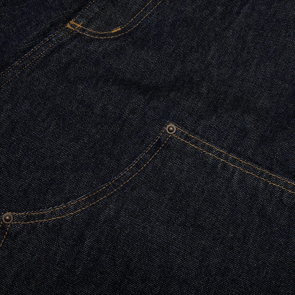OG Double Knee Short Blue Rinsed