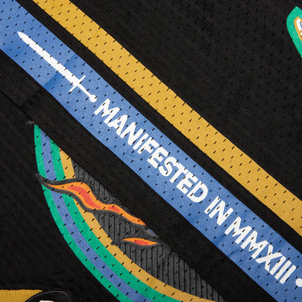 First Down Jersey Black Yellow Blue