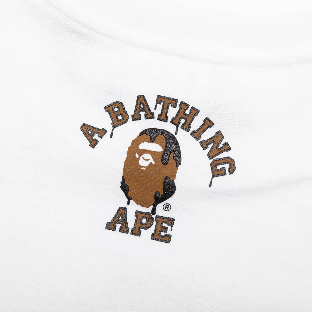 Valentine Chocolate Ape Head Tee White