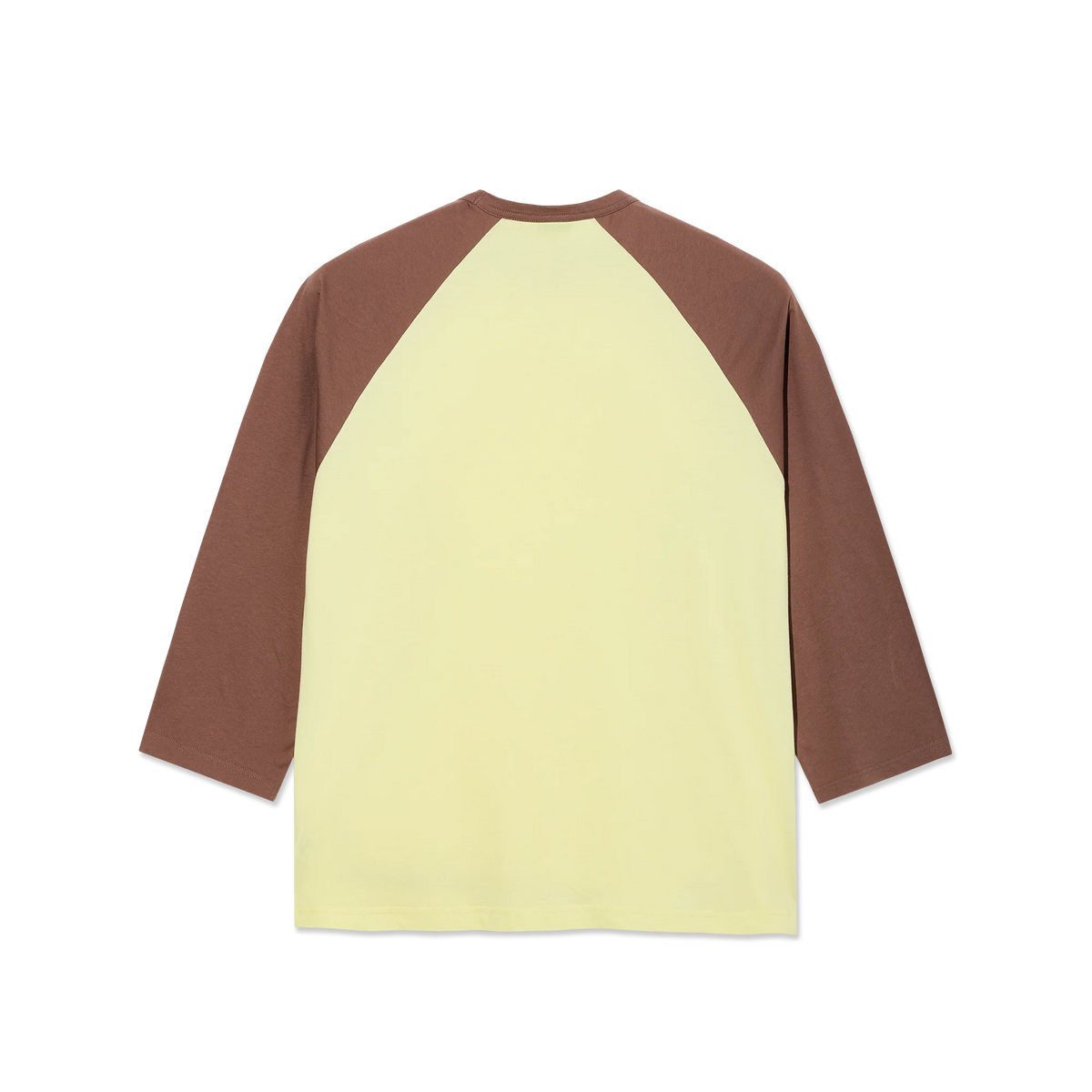 Polar Skate Co 3 4 Sleeve Tee Cinnamon Light Yellow