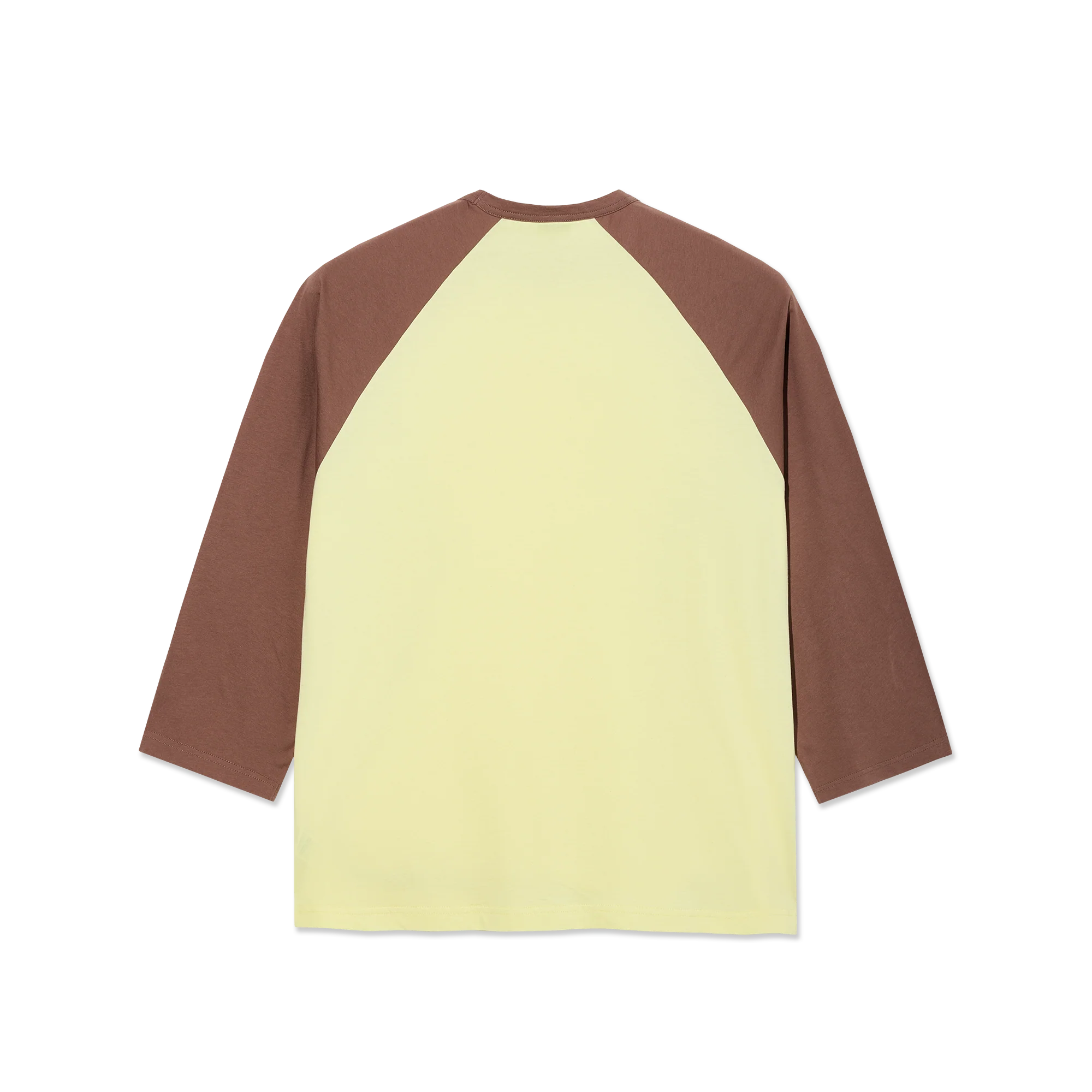 Polar Skate Co 3 4 Sleeve Tee Cinnamon Light Yellow