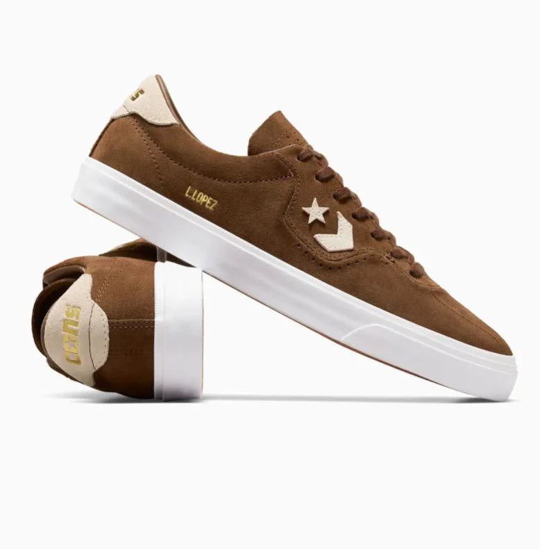 Converse Cons Louie Lopez Pro Ox Chestnut Brown Natural Ivory