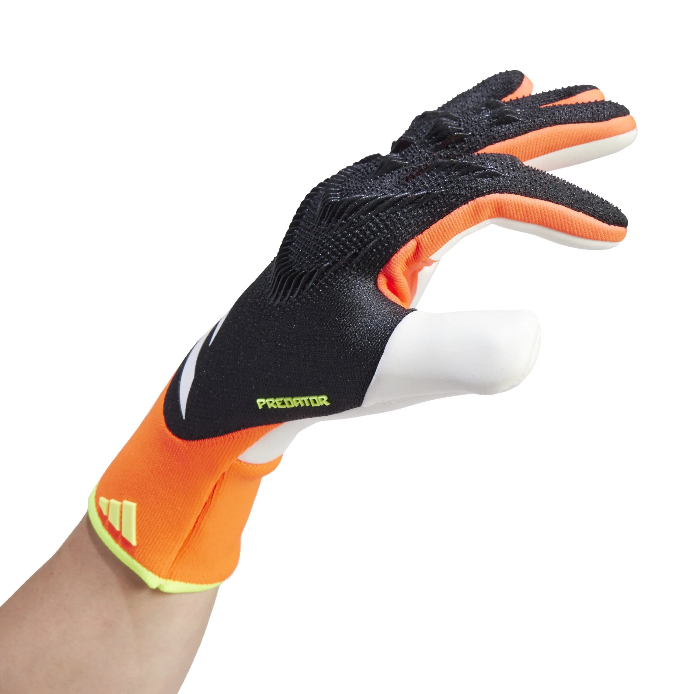 adidas Predator Pro Goalkeeper Gloves Black Solar Red Yellow