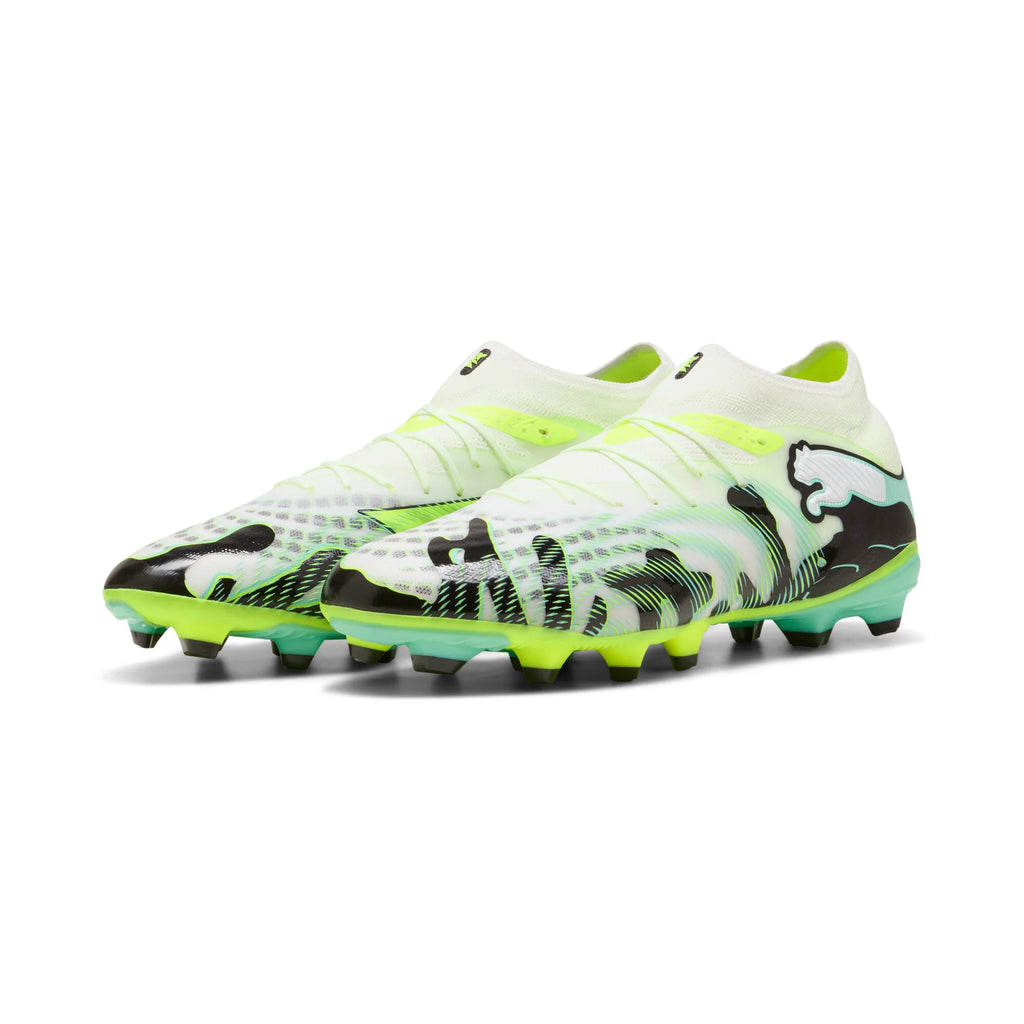 PUMA Future 9 Pro Creativity FG AG Firm Multi Ground Mens Soccer Cleats Yellow Mint