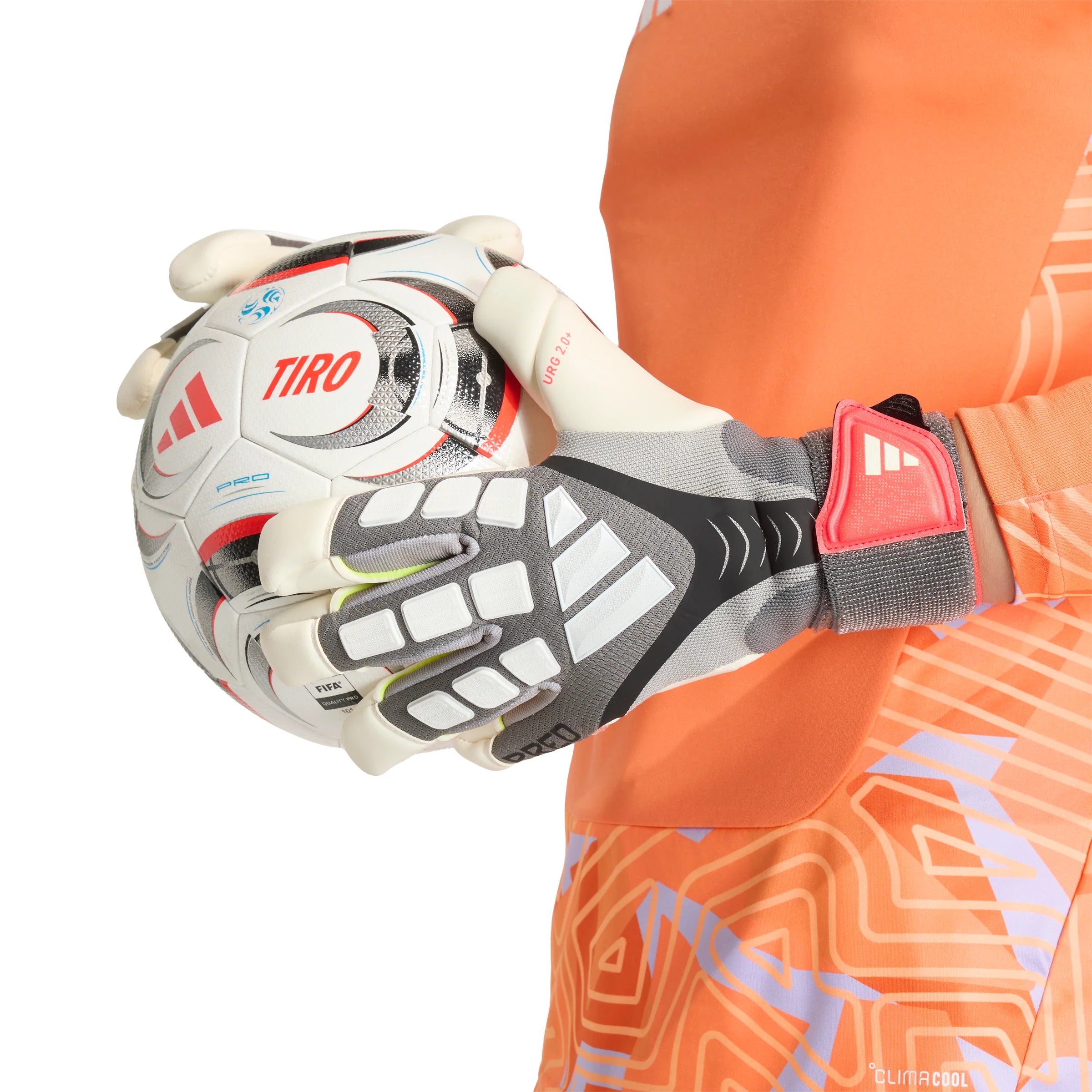 adidas Predator Goalkeeper Pro Hybrid Soccer Glove Grey