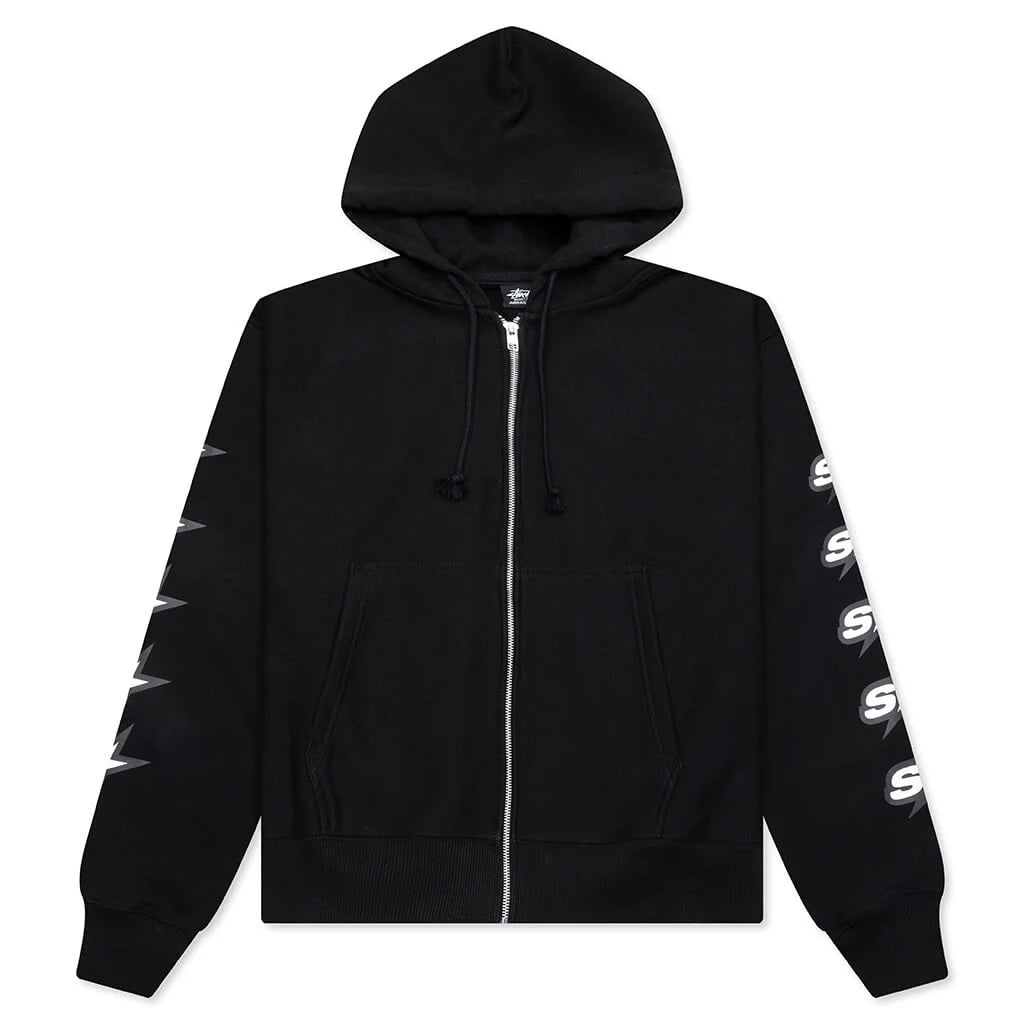 Speedway Zip Hoodie Black