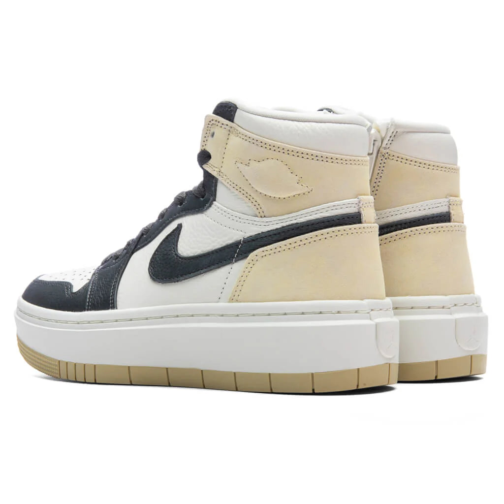 Womens Air Jordan 1 Elevate Low Team Gold Dark Smoke Grey