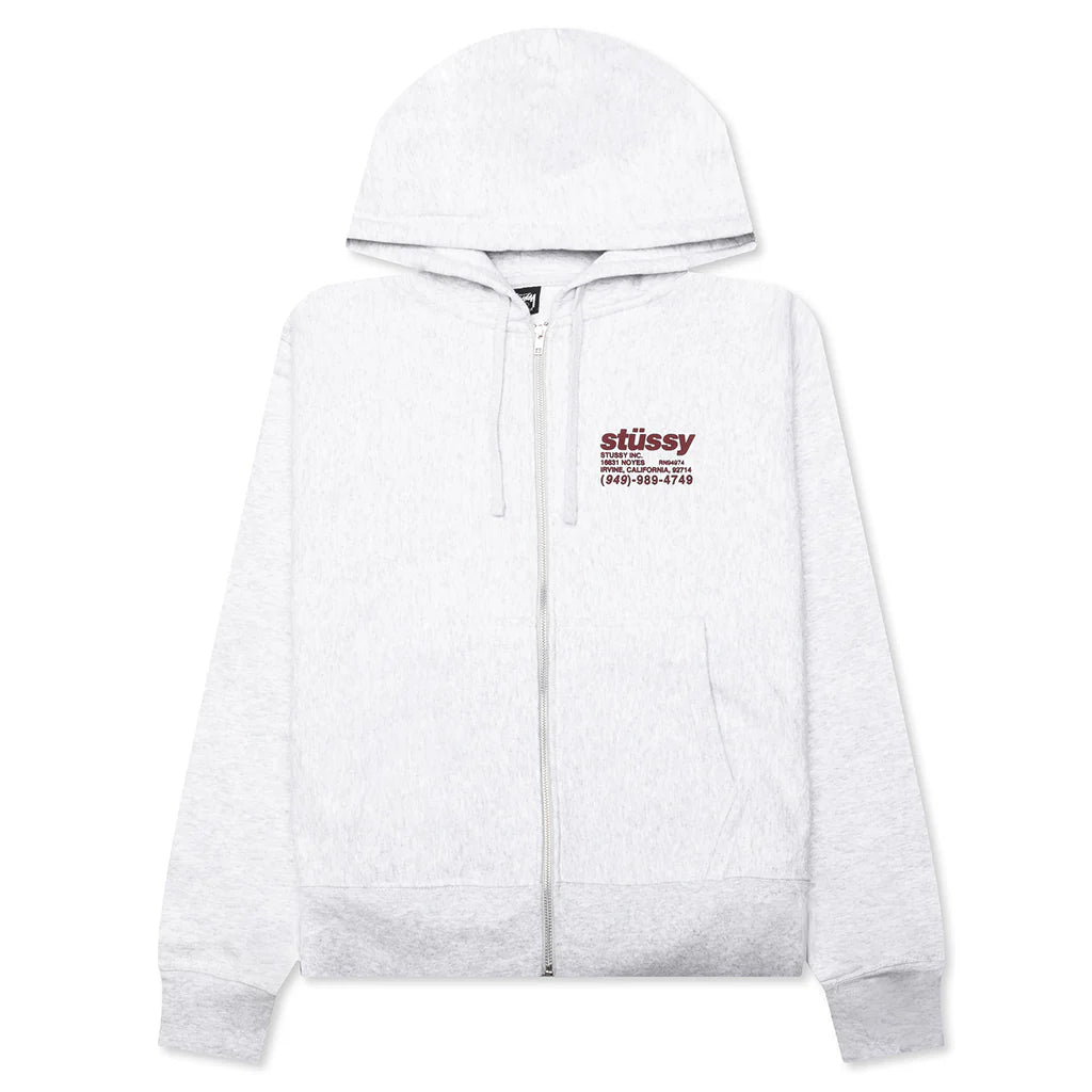 DNA Zip Hoodie Ash Heather