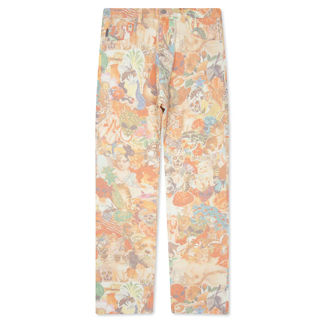 Stickers Straight Leg Jeans Multi