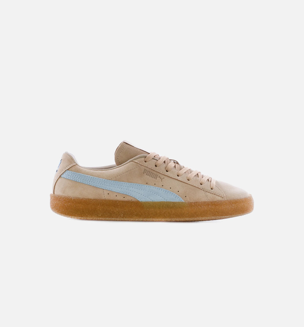 Maison Kitsune Suede Crepe Mens Lifestyle Shoe Sand Blue