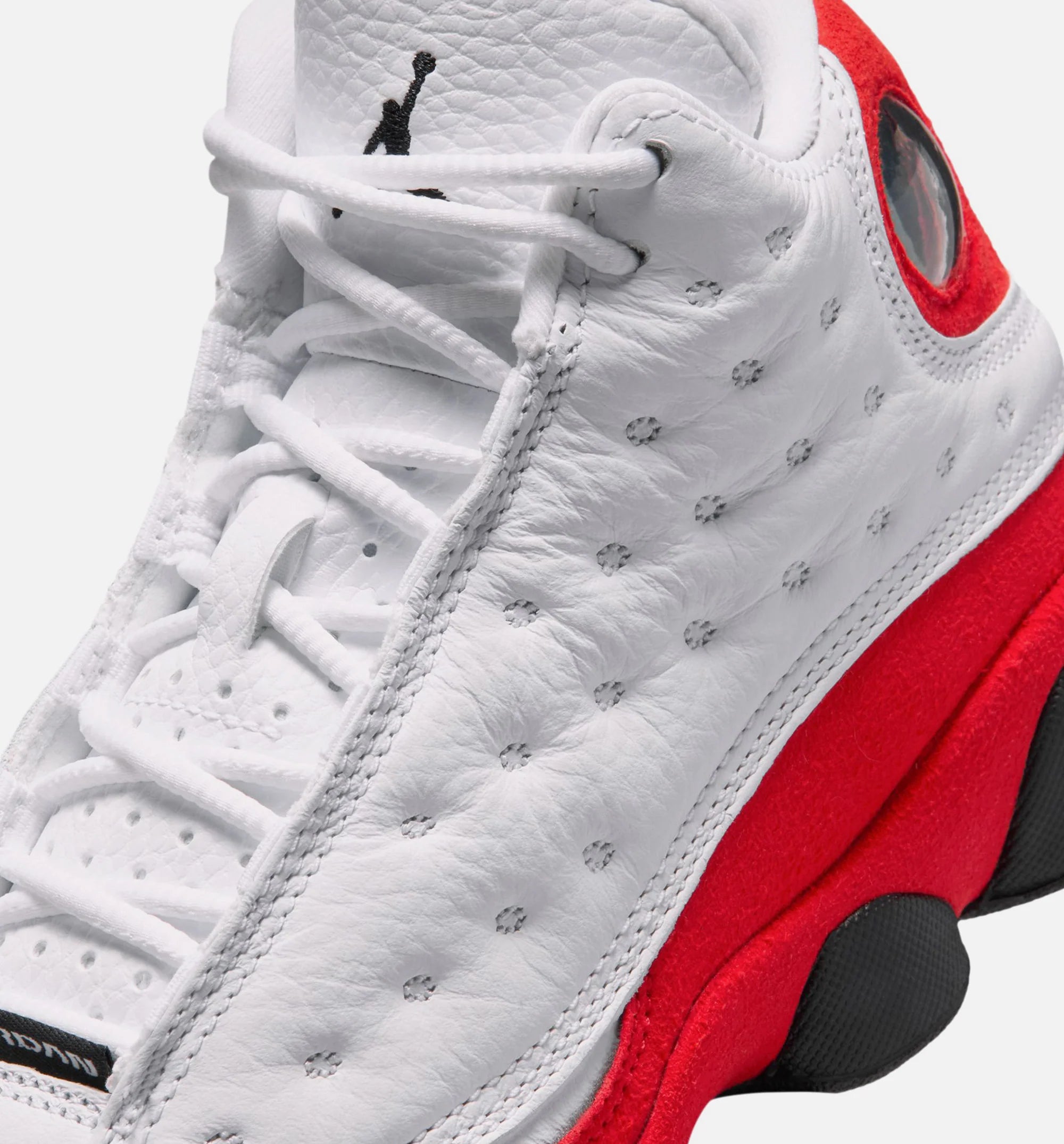 Air Jordan 13 Retro White And University Red Grade School Lifestyle Shoe White Black True Red