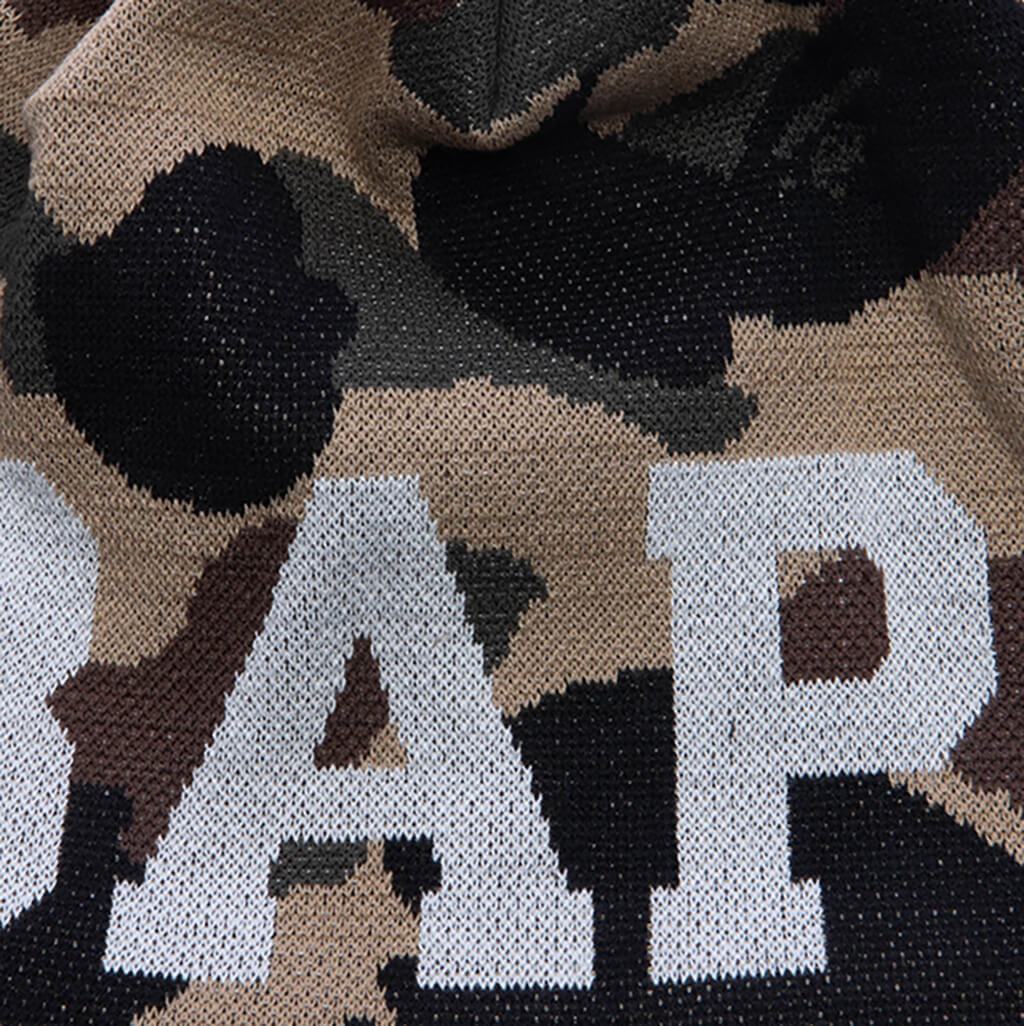 1st Camo Knit Beanie Yellow