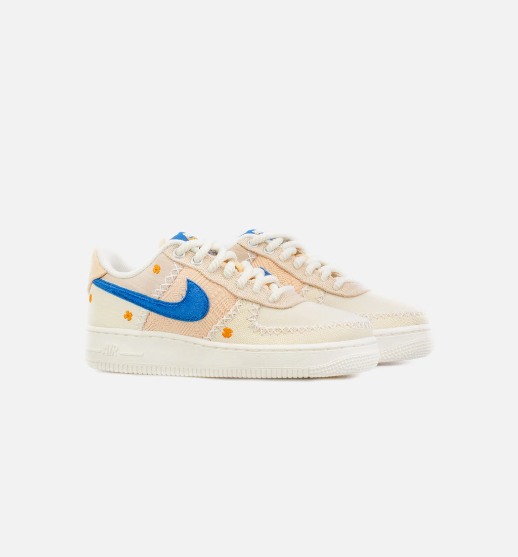 Air Force 1 07 LA Flea Womens Lifestyle Shoe Beige Blue