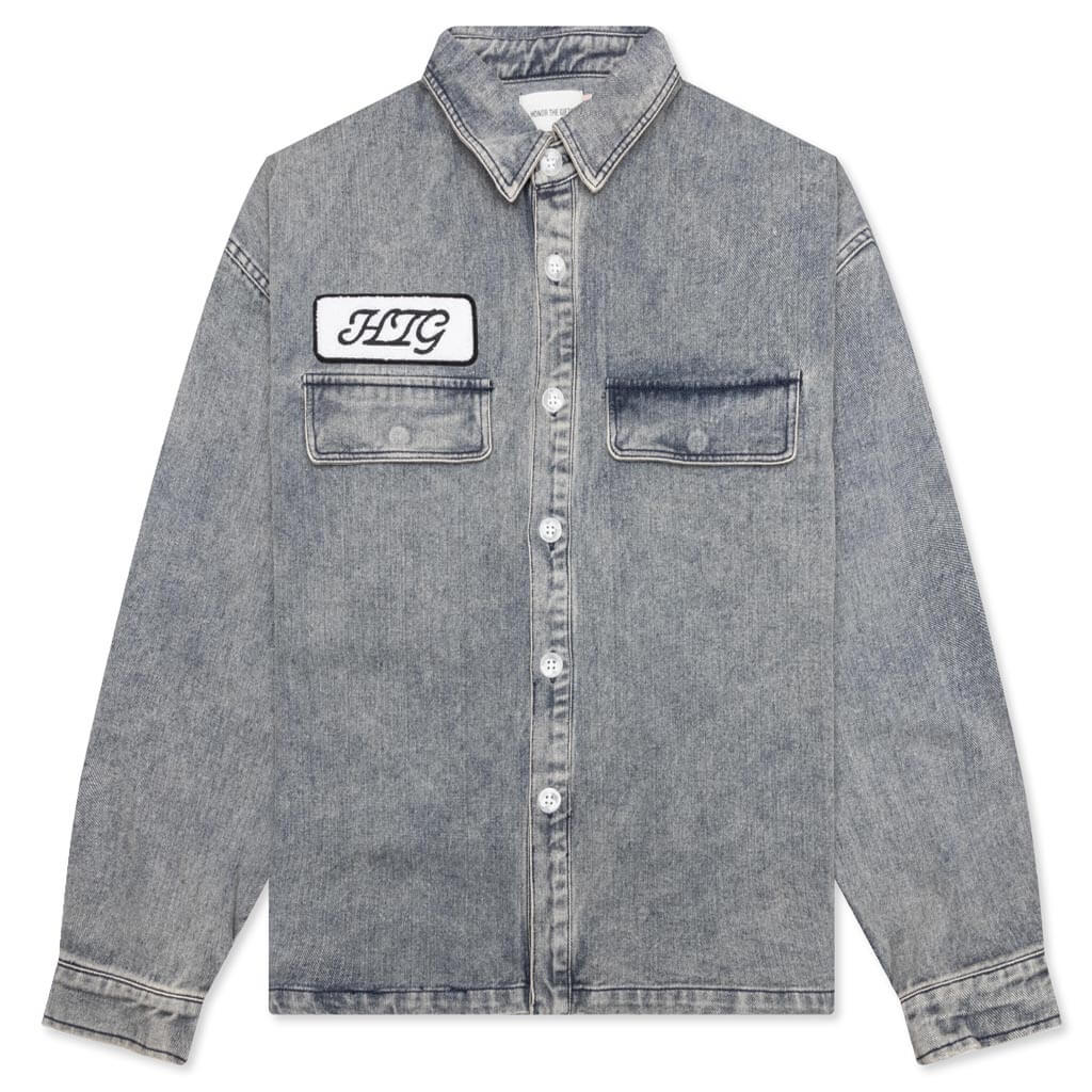 Holiday HTG L S Work Shirt Indigo
