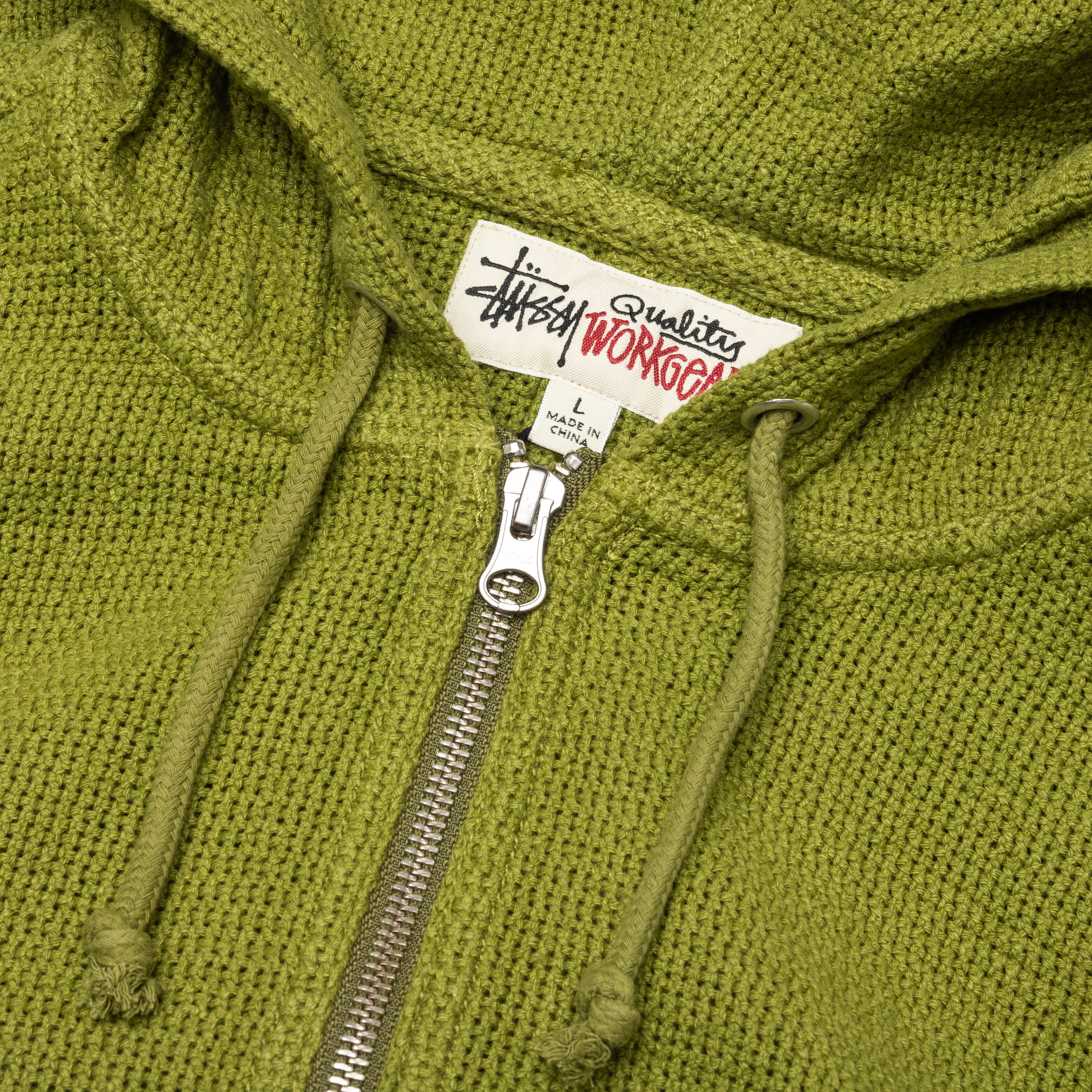 Work Jacket Cotton Mesh Green
