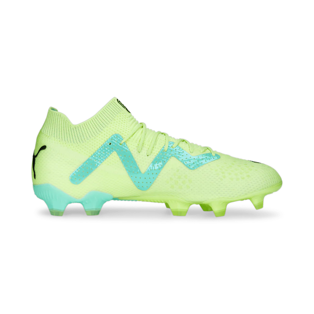 PUMA Future Ultimate FG AG Firm Ground Soccer Cleats Yellow Black