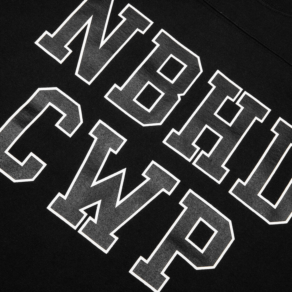 L S Football Shirt Black