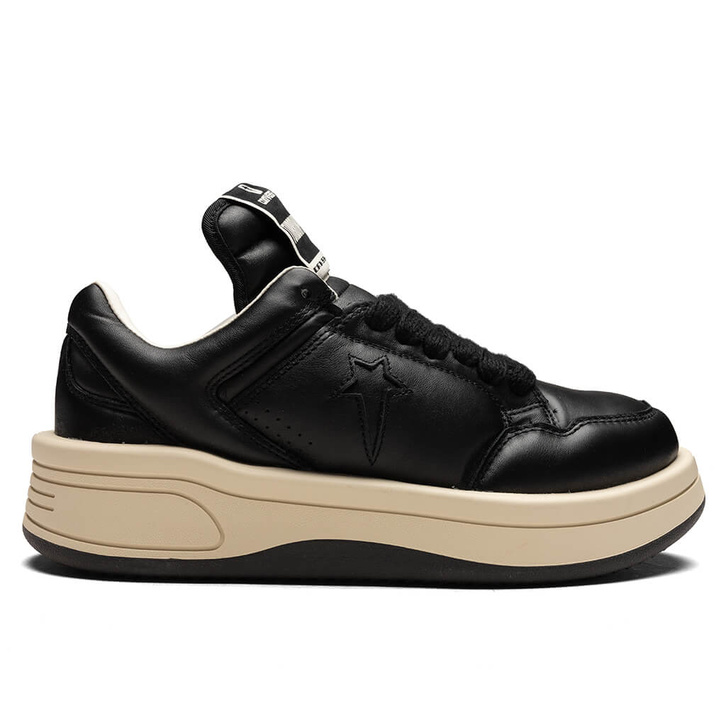 Rick Owens DRKSHDW x Converse Turbowpn Ox Leather Shoes Black