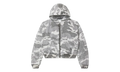 Winter Crystal Camo Work Jacket "Washed White Camo" VAL166