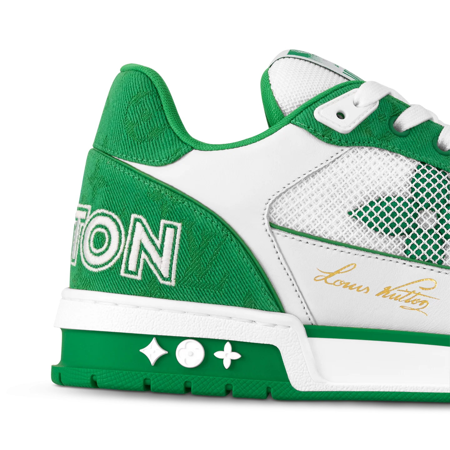 Louis Vuitton LV Trainer Sneaker Green Mesh