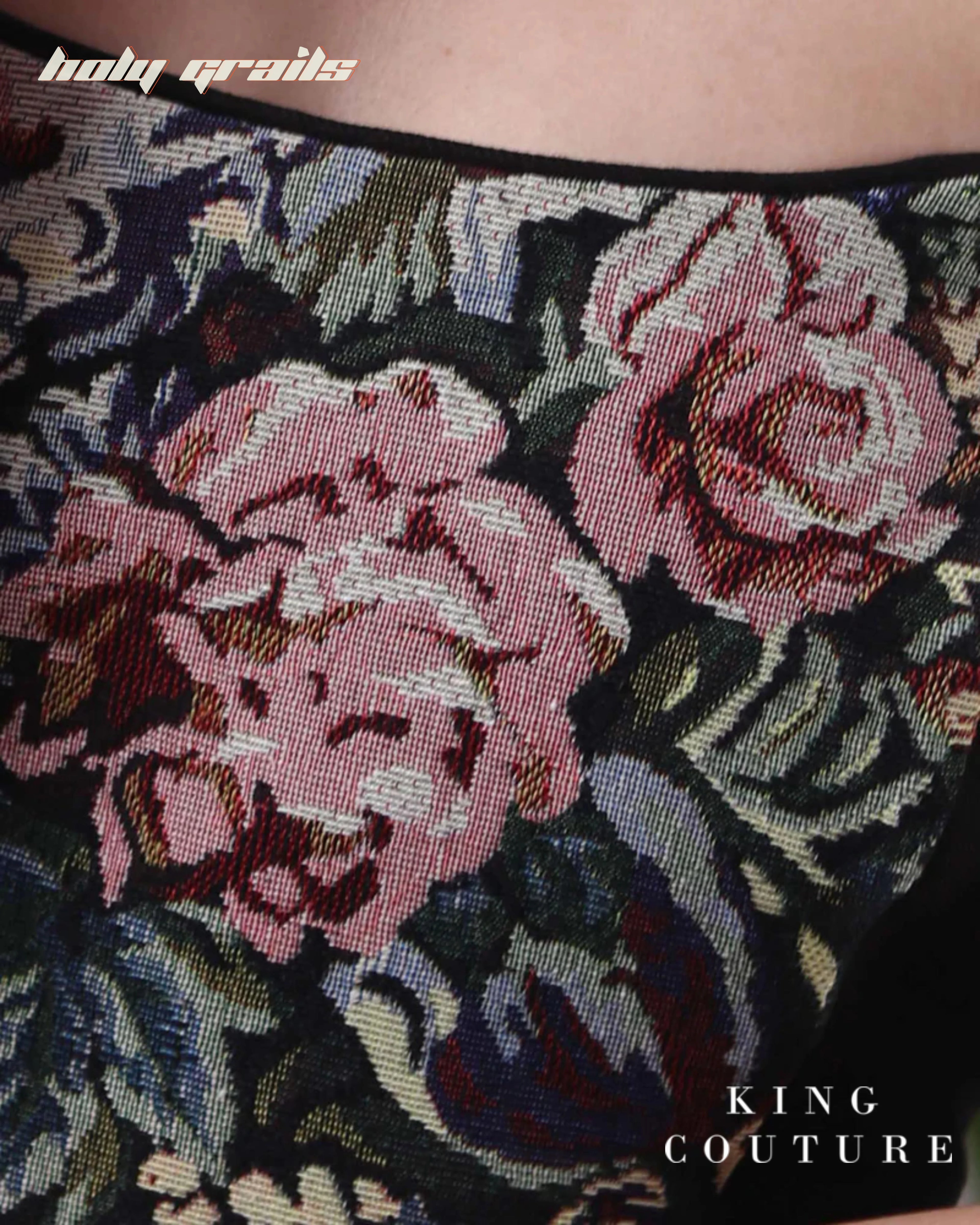 Floral Jacquard Corset HG x King Couture