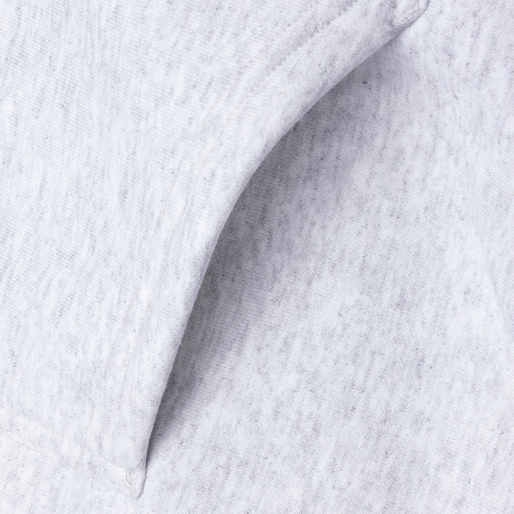 Superior Quality Zip Hoodie Ash Heather
