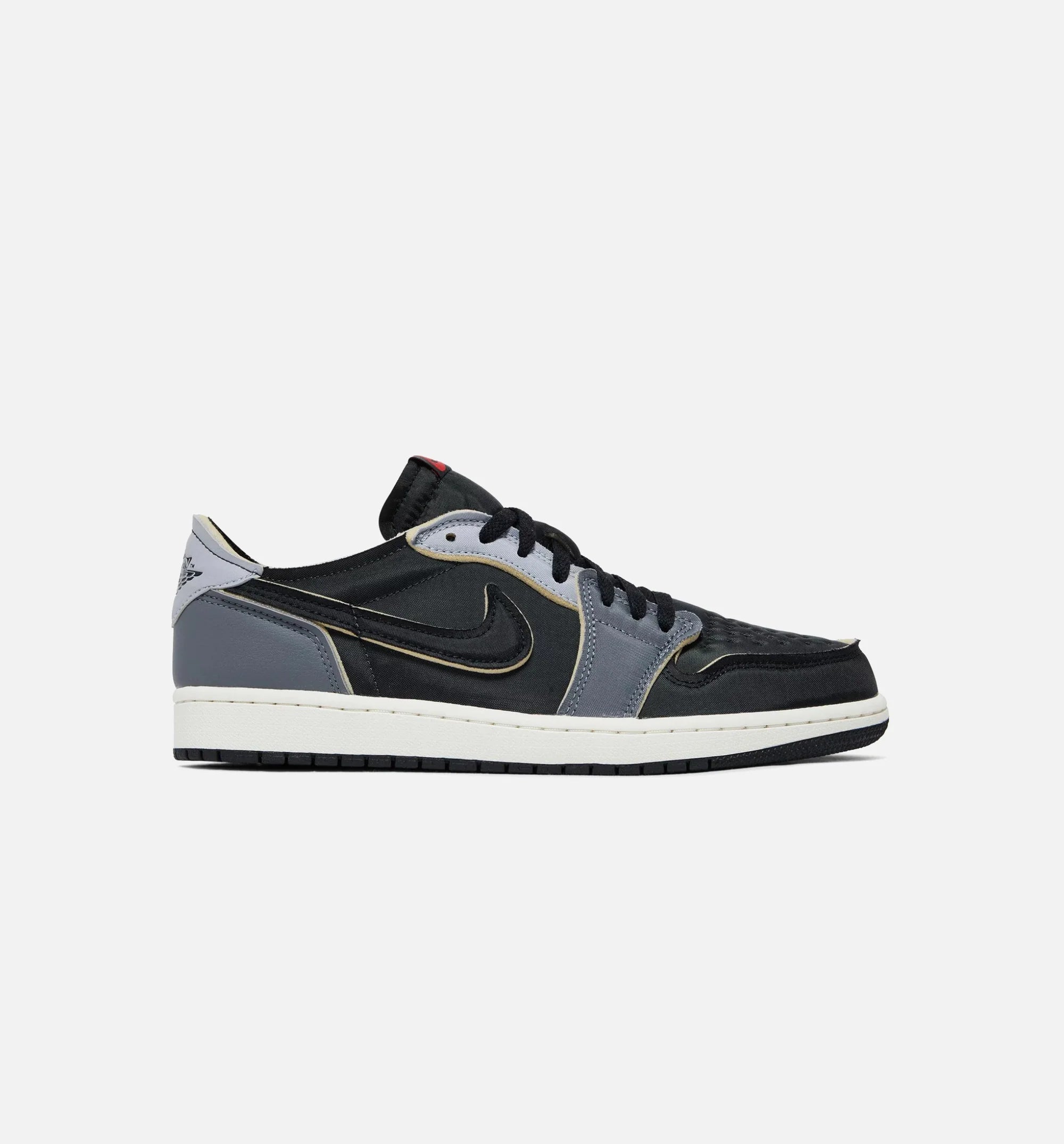 Air Jordan 1 Low OG EX Dark Smoke Grey Mens Lifestyle Shoe Black Grey Limit One Per Customer