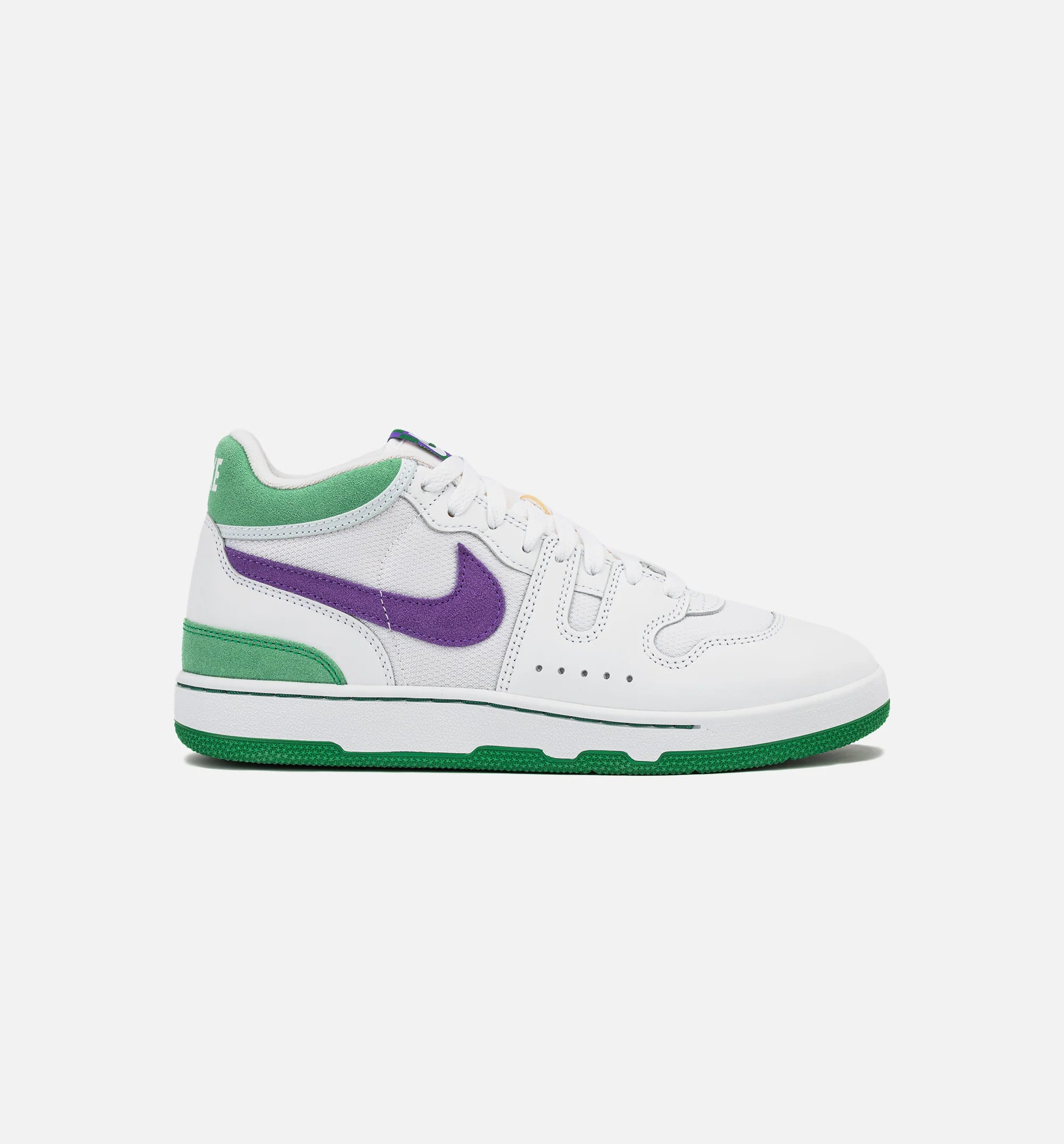 Attack Court Green and Hyper Grape Mens Lifestyle Shoe White Hyper Grape Court Green