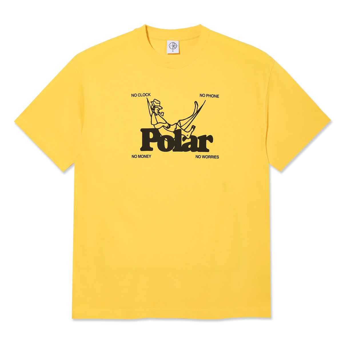Polar Skate Co No Worries Tee Lemon