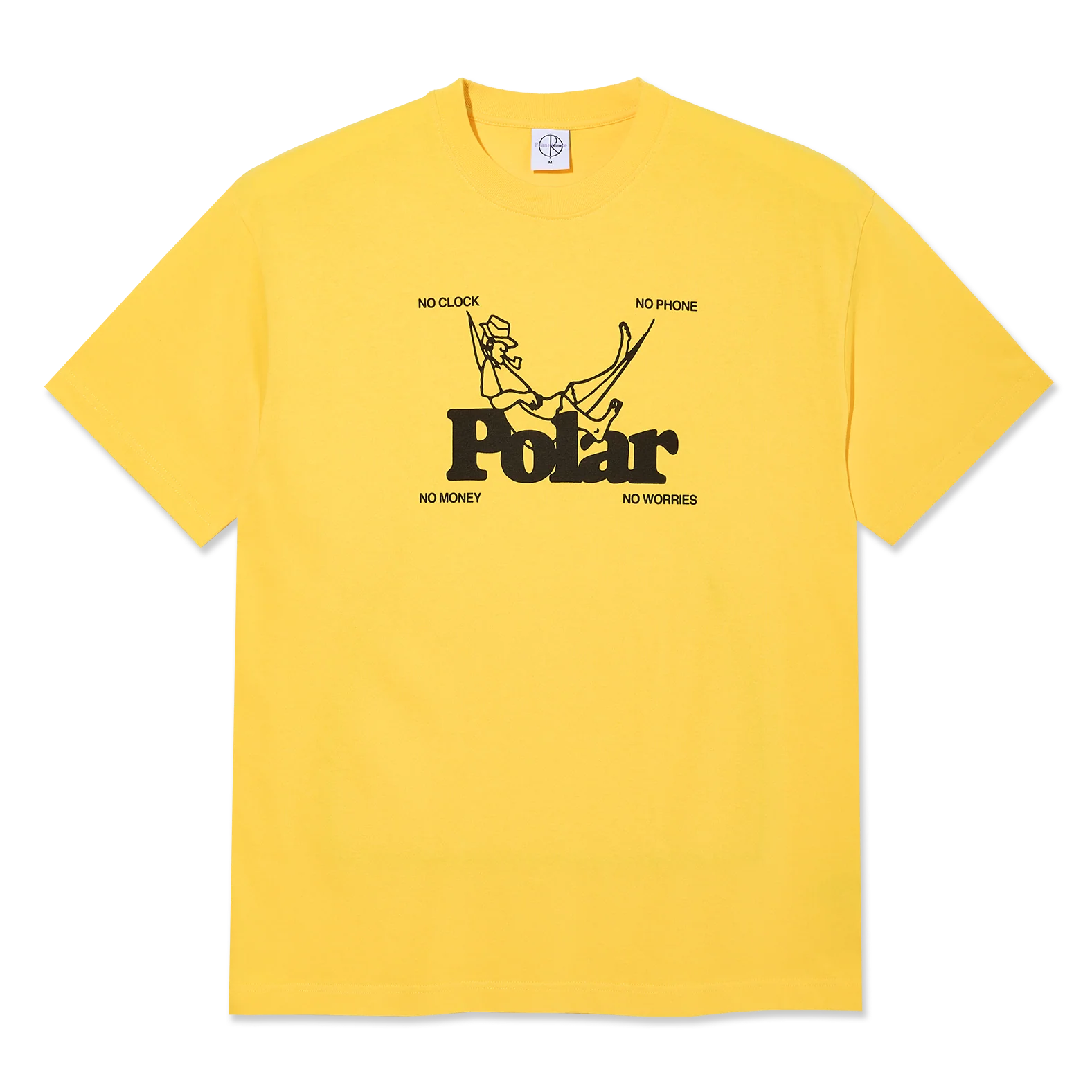 Polar Skate Co No Worries Tee Lemon