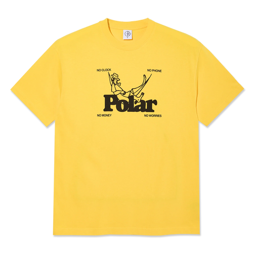 Polar Skate Co No Worries Tee Lemon