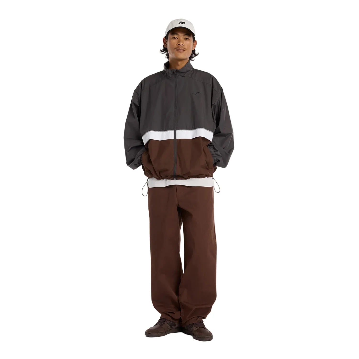 New Balance Numeric Archive Jacket Black White Brown
