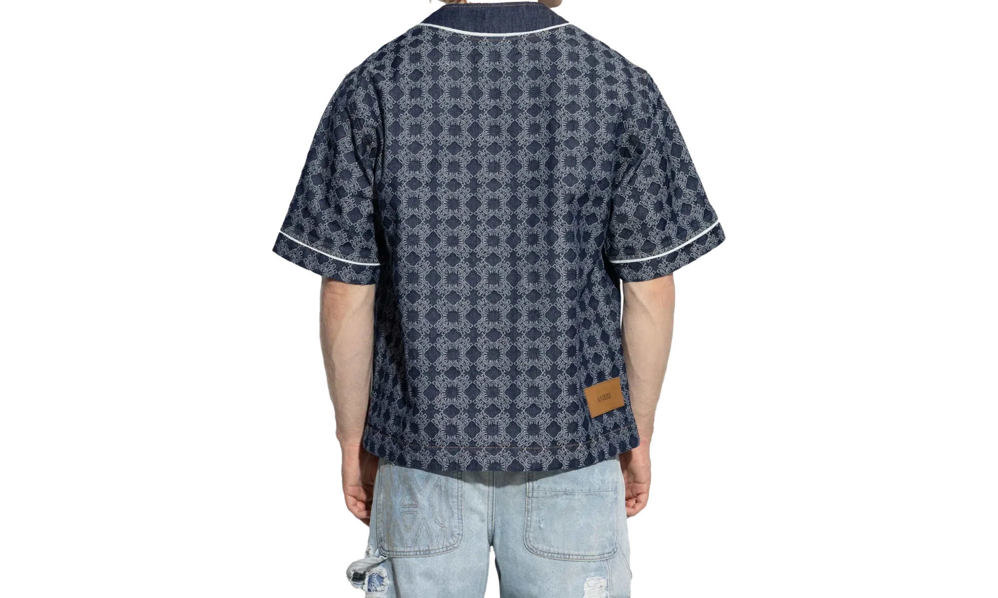 Ma Quad Denim Baseball Shirt "RAW INDIGO" AMDNIR1042