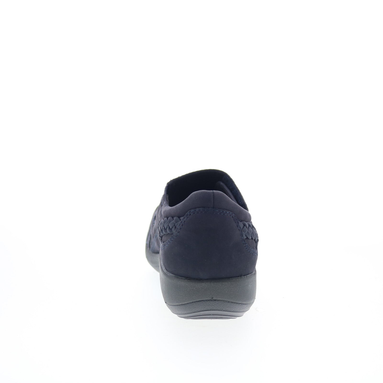Aetrex Karina DM505 Womens Blue Leather Loafer Flats Shoes