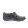 Aetrex Karina DM507 Womens Brown Leather Loafer Flats Shoes
