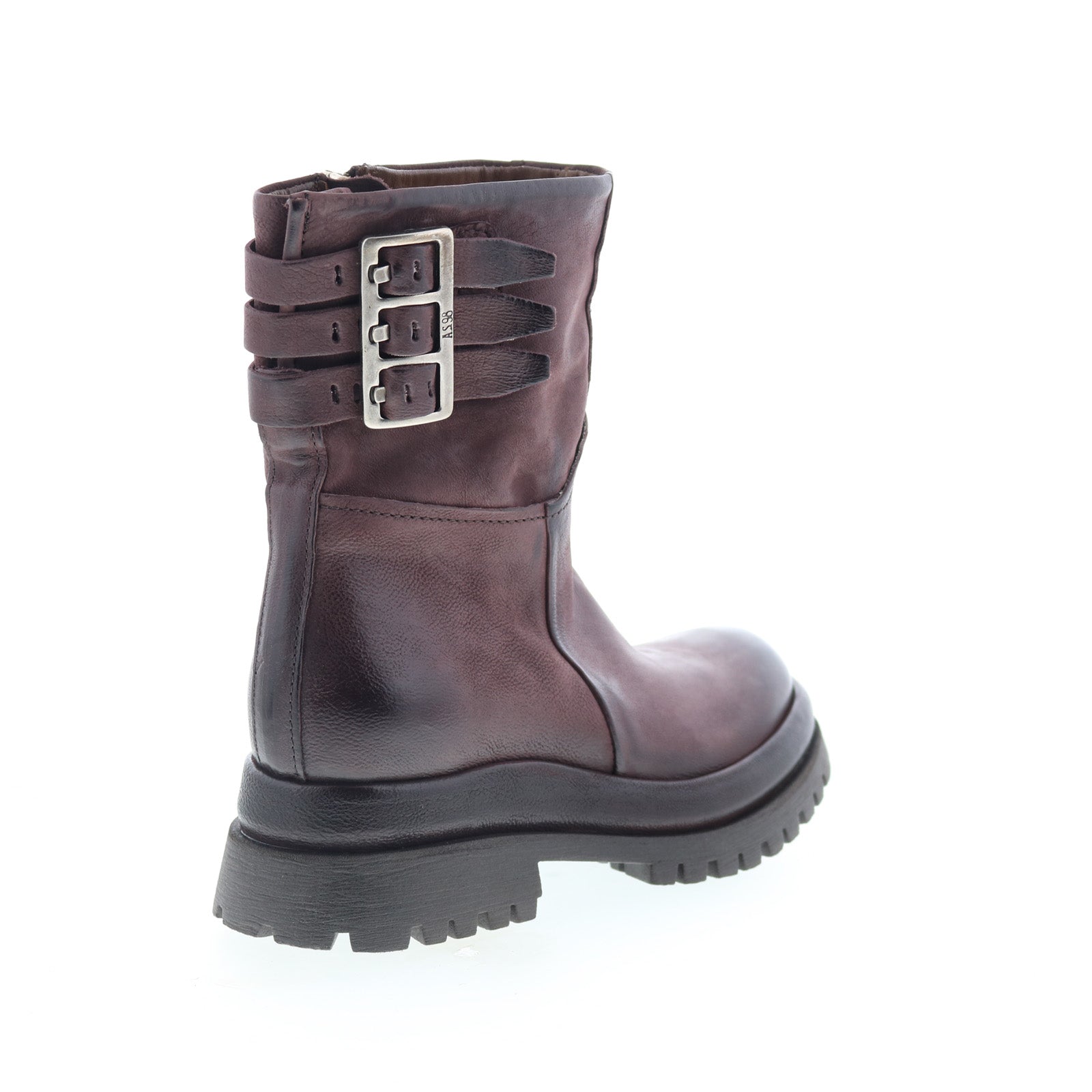 Doran Womens Brown Leather Zipper Casual Dress Boots