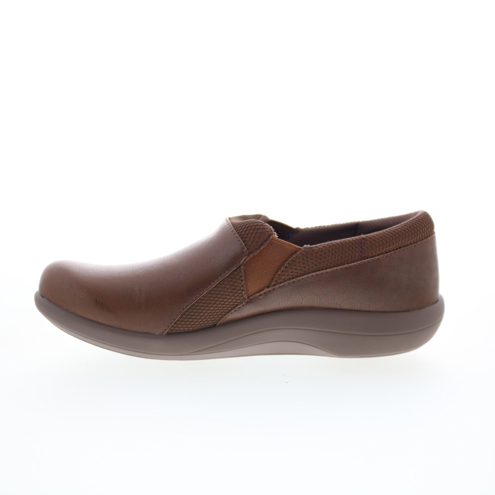 Alegria Duette Swirl Wind Womens Brown Synthetic Loafer Flats Shoes