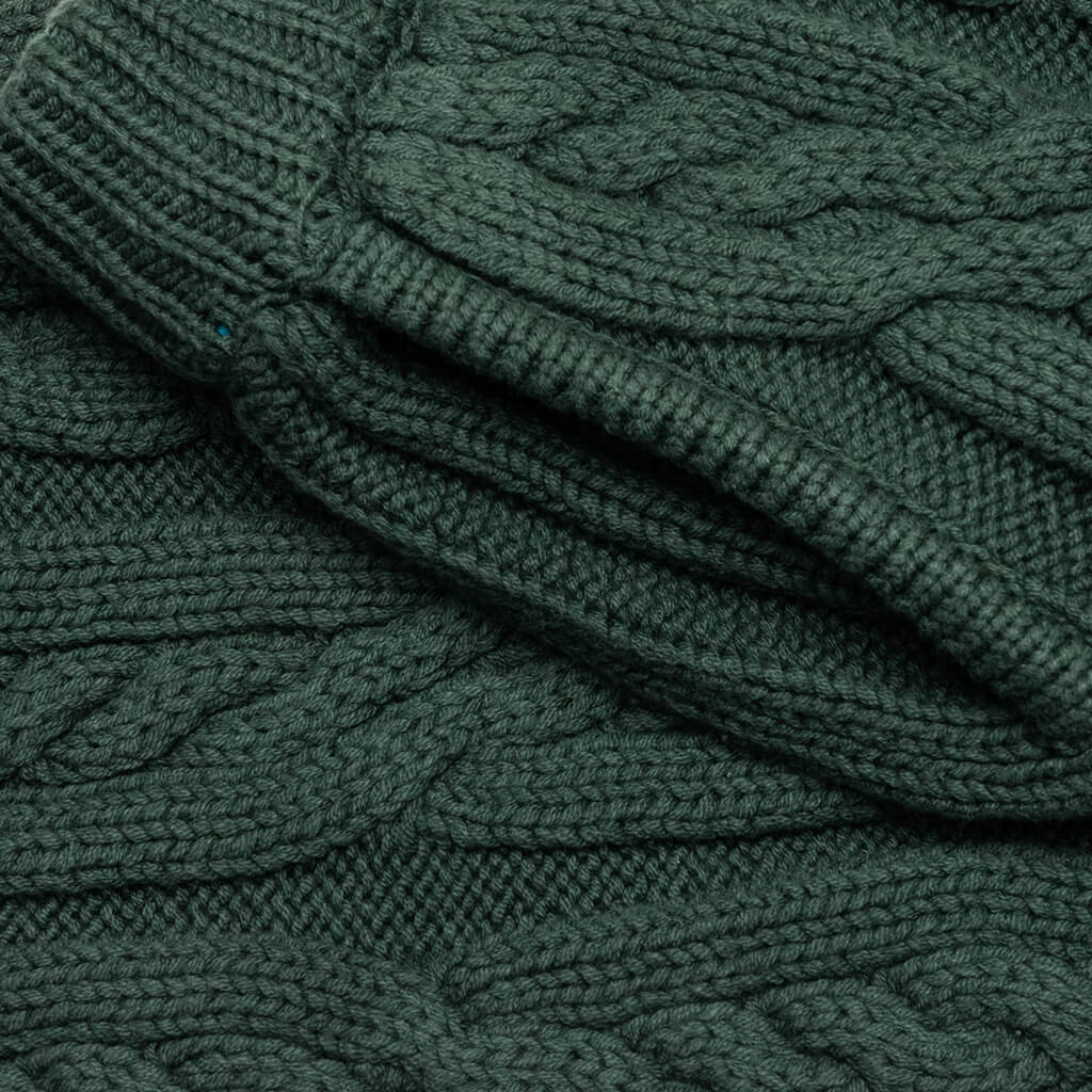 Cable Knit Pant Green