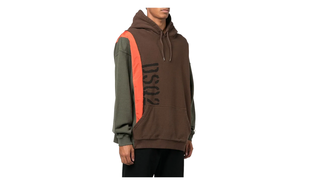 Panel Hoodie "Brown" S74GU0617S25553962