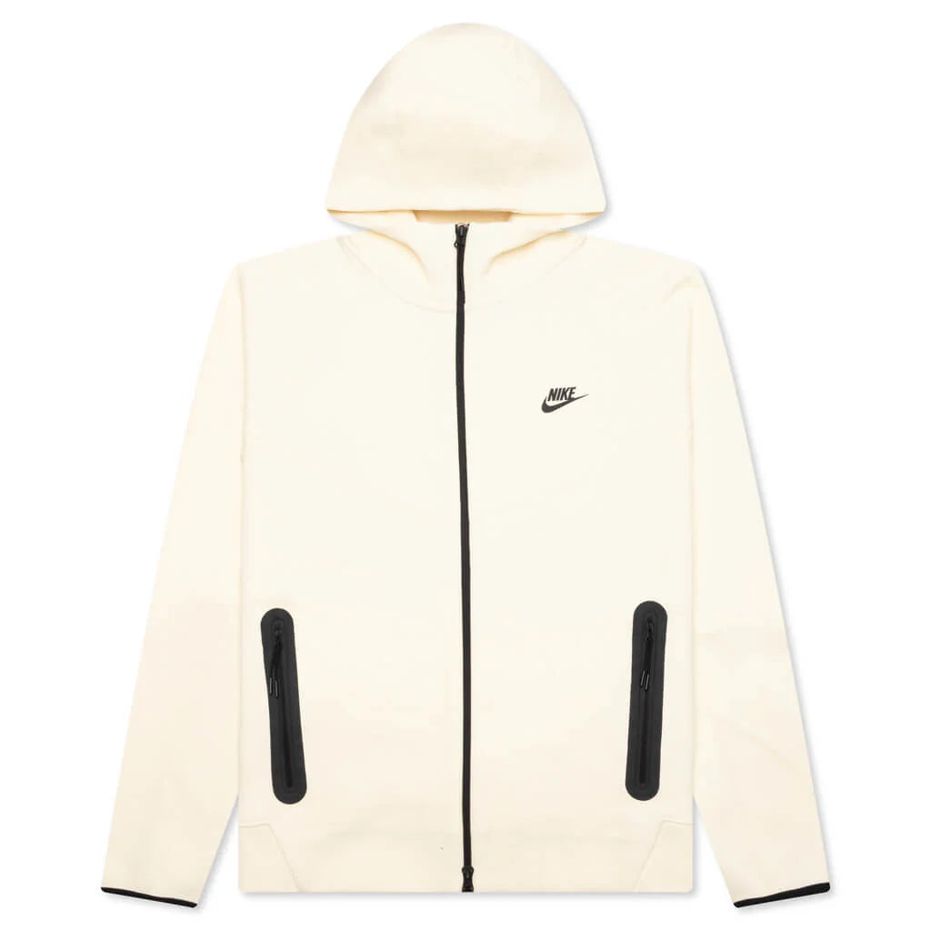 Sportswear Tech Fleece Windrunner Full Zip Hoodie Coconut Milk Black