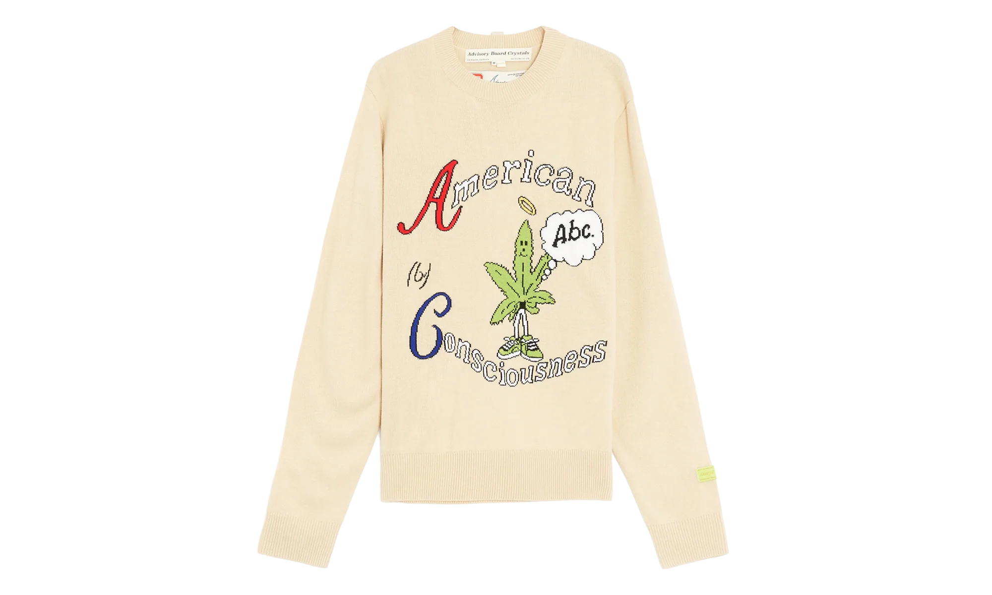 American Consciousness Crewneck Sweater "Natural White" ABCFW23ACCS NATU