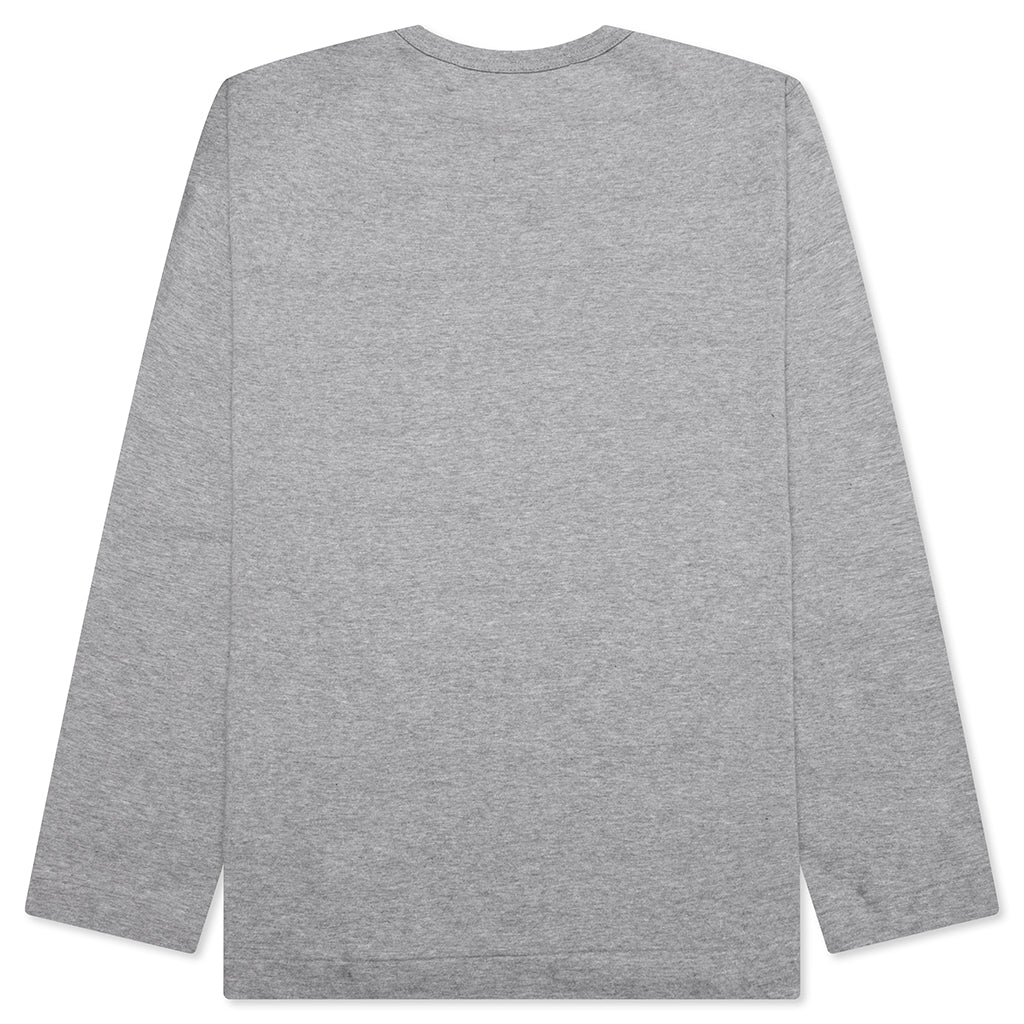 Logo Print Any Heart L S T Shirt Grey