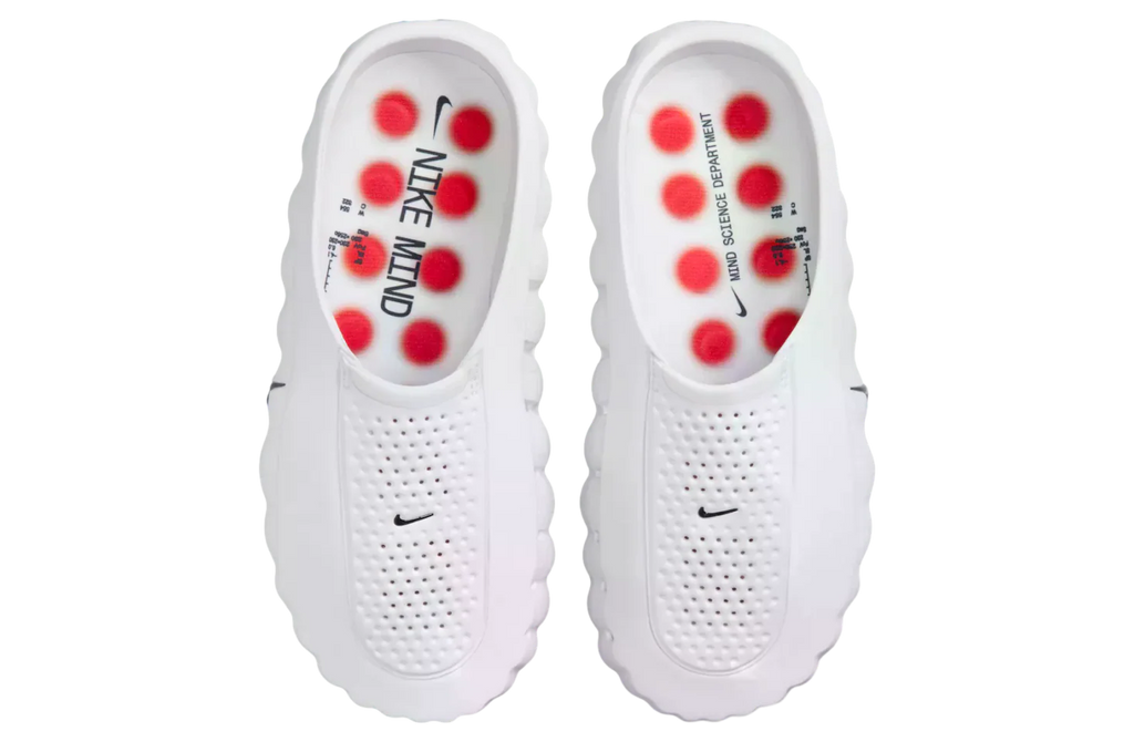 Nike Mind 001 Slide White Speed Red