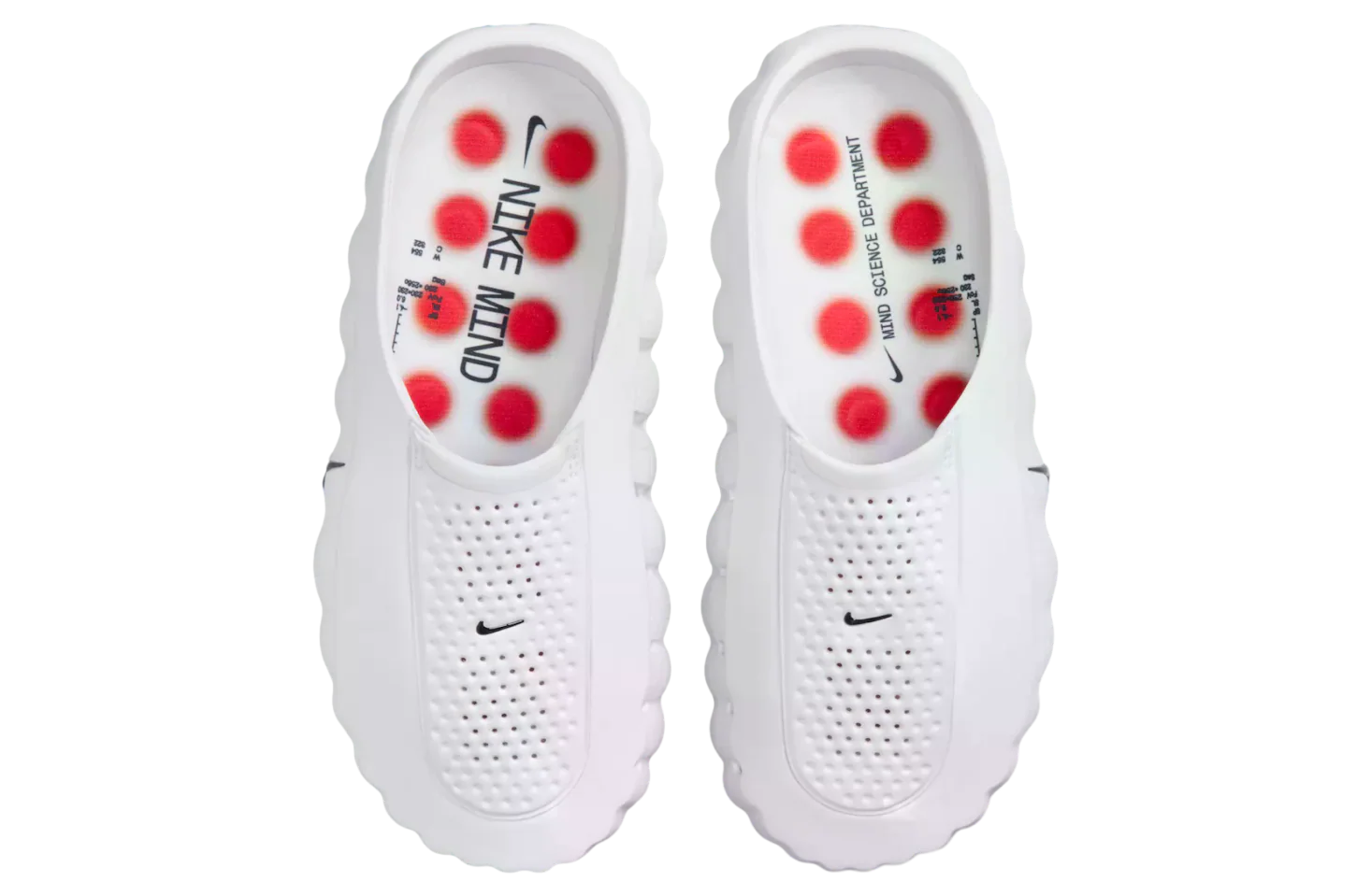 Nike Mind 001 Slide White Speed Red