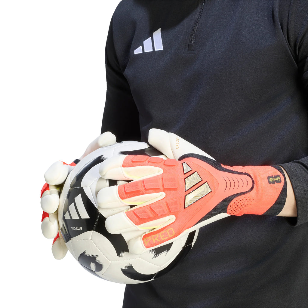 adidas Predator Pro Hybrid Cut Goalkeeper Soccer Glove Ivory