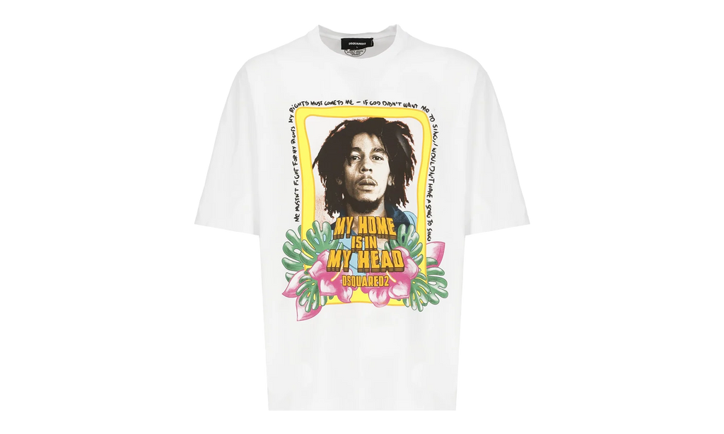 Bob Marley Skater T-Shirt "White" S71GD1270S22427100
