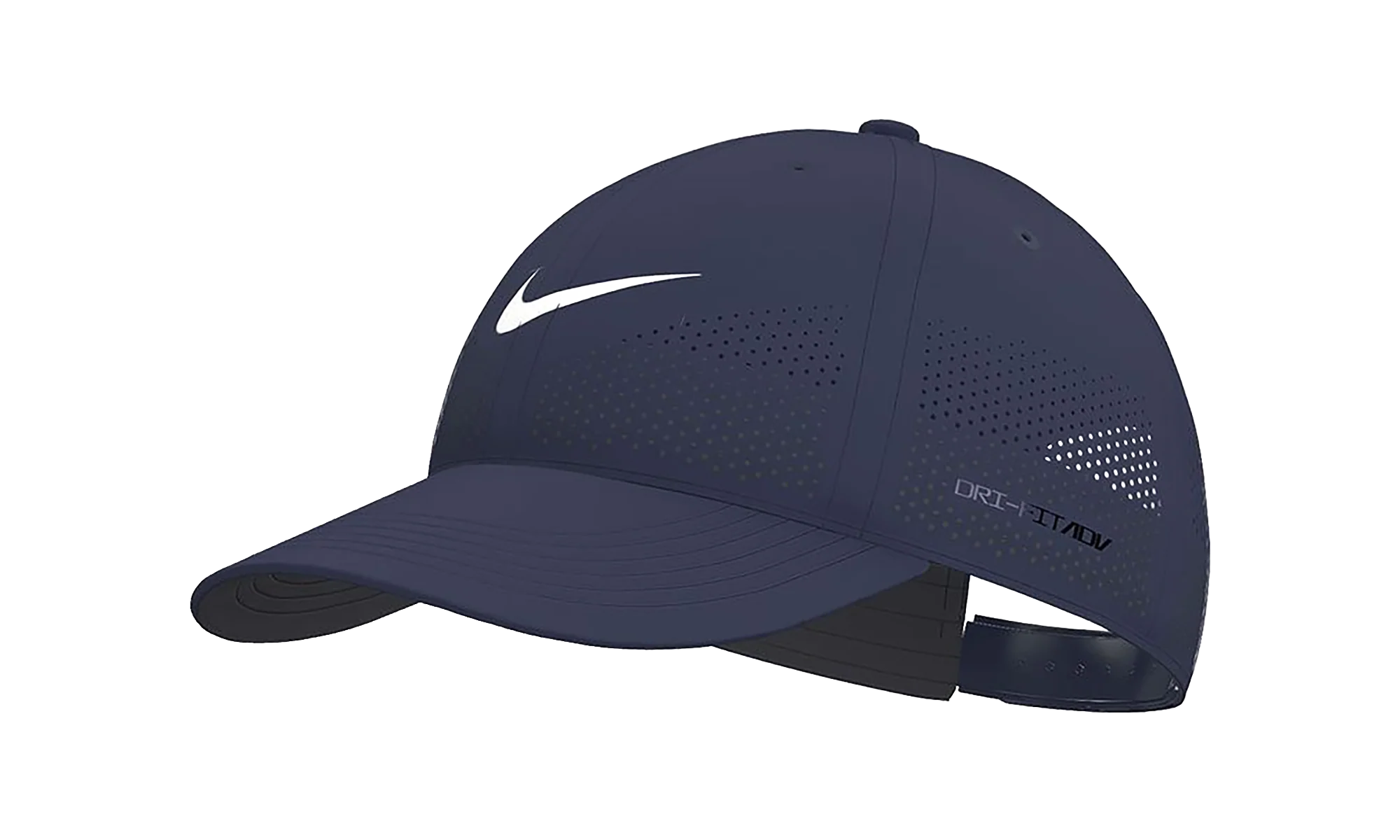 Dri-FIT ADV Club Structured Swoosh Cap "Midnight Navy / White" FB5636 410
