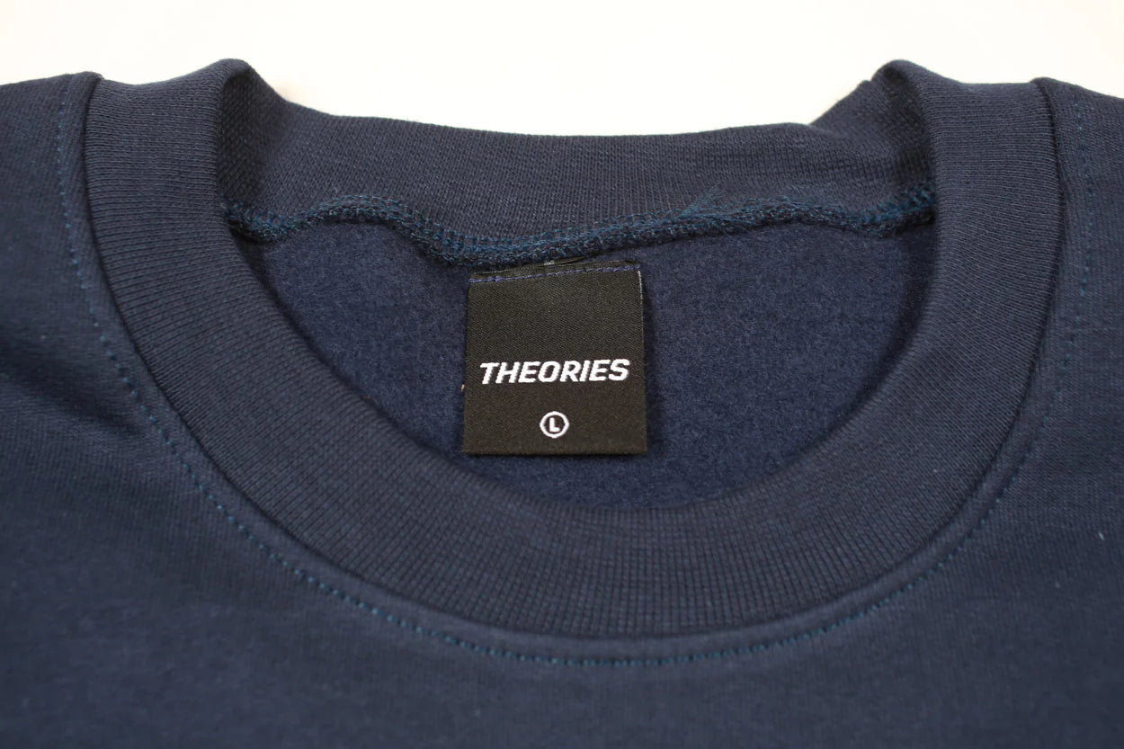 Theories Not What They Seem Crewneck Navy